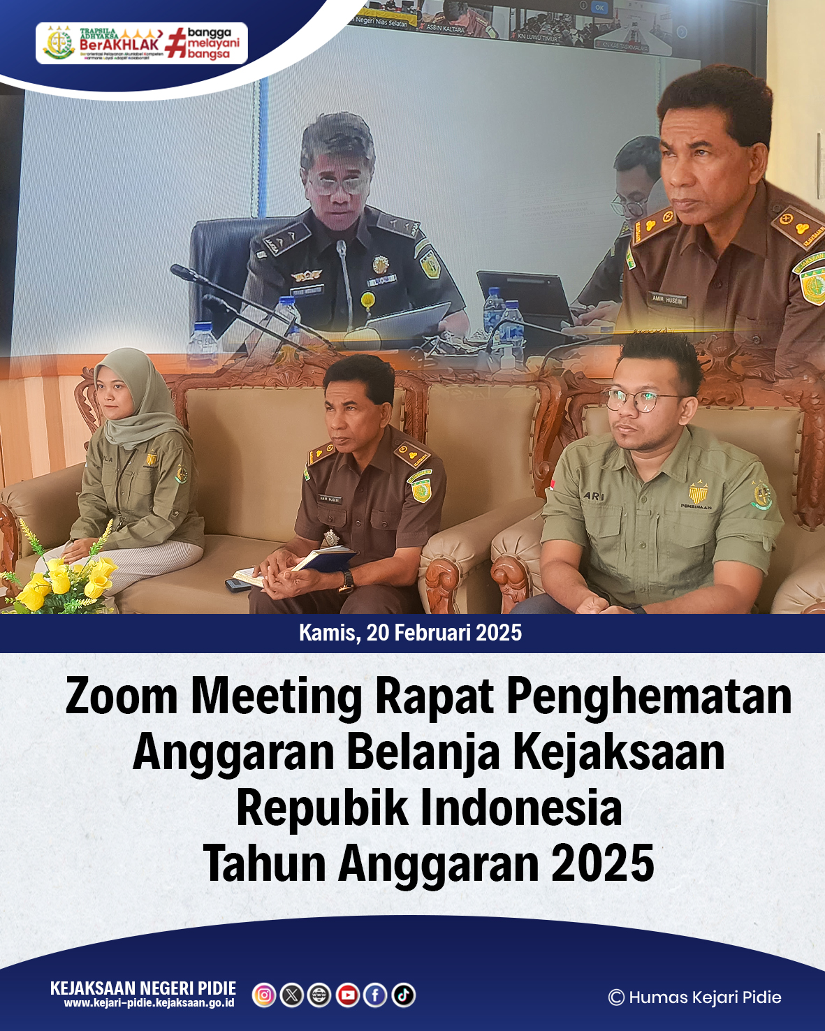 Rapat Penghematan Anggaran Belanja Kejaksaan RI Tahun 2025 1