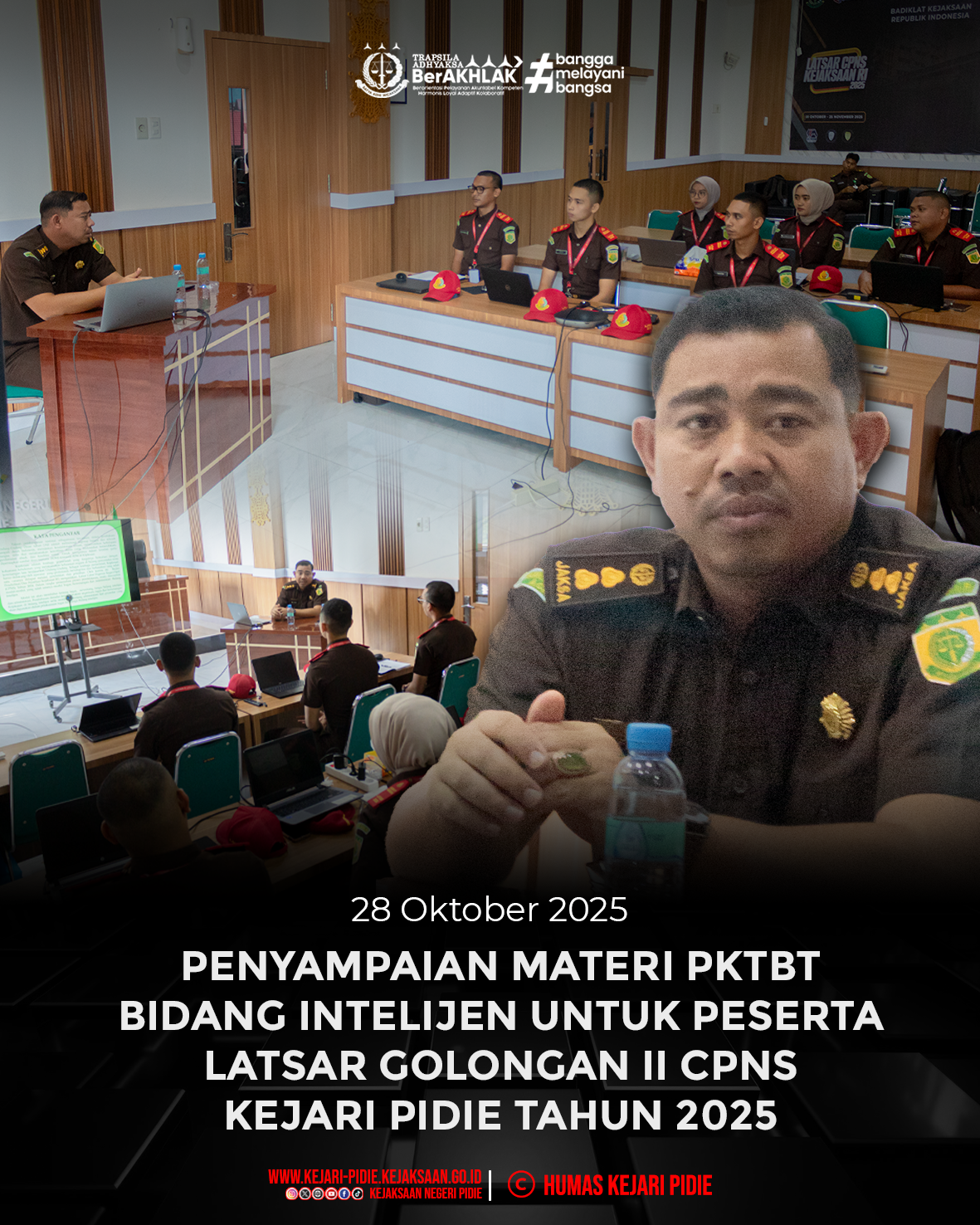 Penyampaian Materi PKTBT Bidang Intelijen 1 Feed 28.5 Okt 2025