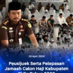 Peusijuek Serta Pelepasan Jamaah Calon Haji Kabupaten Pidie Tahun 2026