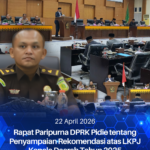 Rapat Paripurna Dewan Perwakilan Rakyat Kabupaten (DPRK) Pidie Penyampaian Rekomendasi atas Laporan Keterangan Pertanggung jawaban (LKPJ) Kepala Daerah untuk Tahun Anggaran 2025.