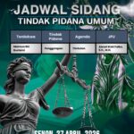 Agenda Tindak Pidana Umum – Senin, 27 April 2026