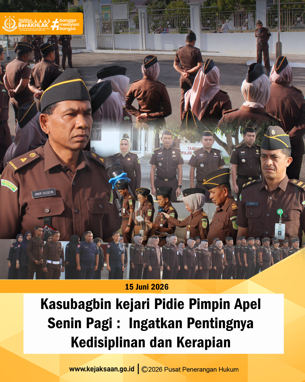 Apel Senin Pagi 1 Feed 15.3 Juni 2026