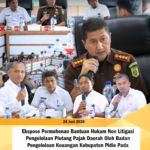 Ekspose Permohonan Bantuan Hukum Non Litigasi Pengelolaan Piutang Pajak Daerah Oleh Badan Pengelolaan Keuangan Kabupaten Pidie Pada Kejaksaan Negeri Pidie