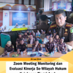 Zoom Meeting Monitoring dan Evaluasi Kinerja Se-Wilayah Hukum Kejaksaan Tinggi Aceh