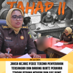 Kasi Pidum Terima Penyerahan Tersangka dan Barang Bukti Perkara Tindak Pidana Minyak dan Gas Bumi
