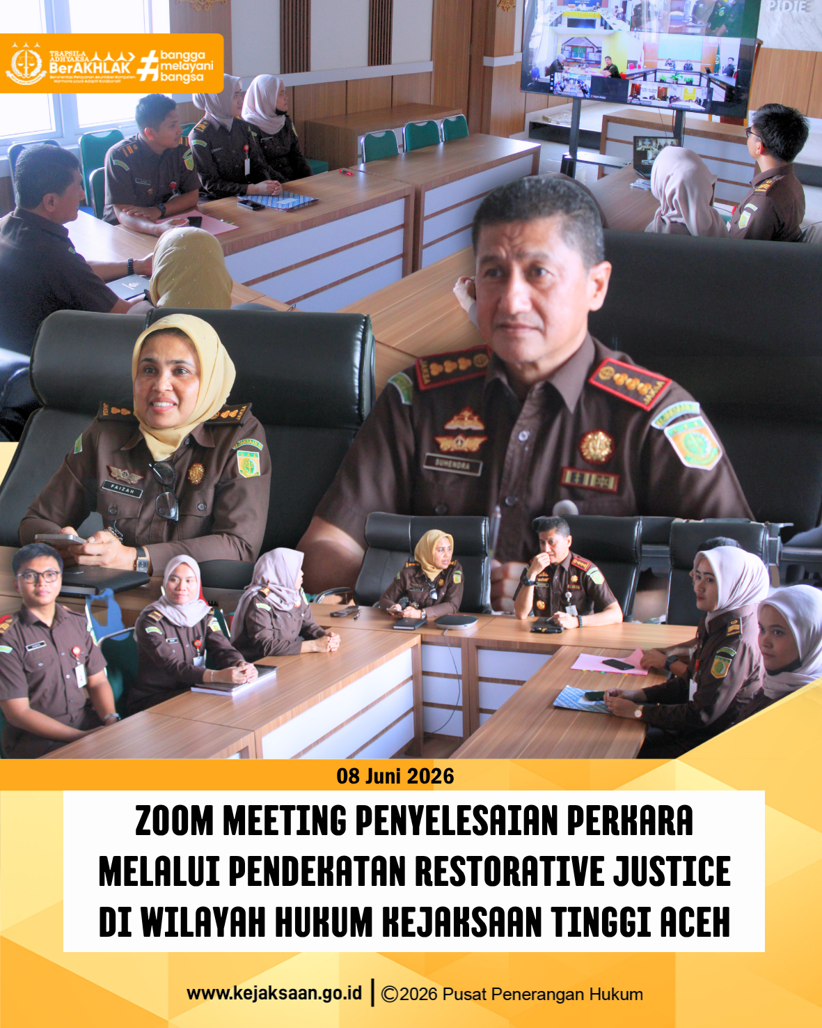 Zoom Meeting Penyelesaian Perkara Melalui Pendekatan Restoratif Justice 1 Feed 8.7 Juni 2026