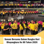 Kasi PAPBB Kejari Pidie Wakili Kajari Hadiri Senam Bersama Hari Bhayangkara ke-80 di Mapolres Pidie