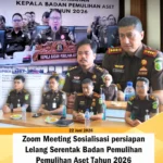 Zoom Meeting Sosialisasi Persiapan Lelang Serentak Badan Pemulihan Aset Tahun 2026