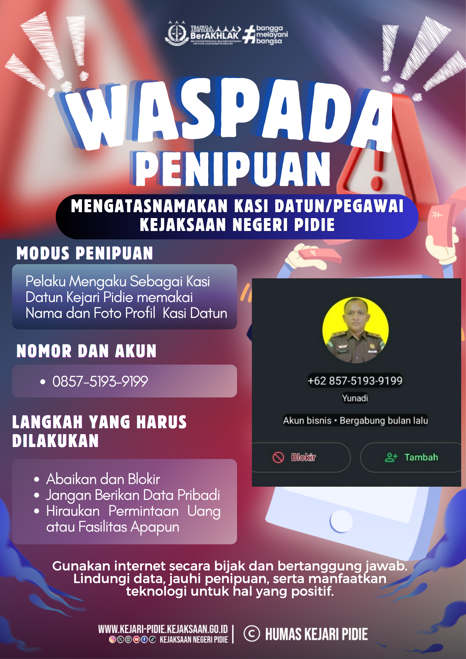 WASPADA PENIPUAN 1 Feed 13.4 Juli 2026