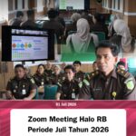 Zoom Meeting HaloRB (Reformasi Birokrasi) Periode Juli Tahun 2026