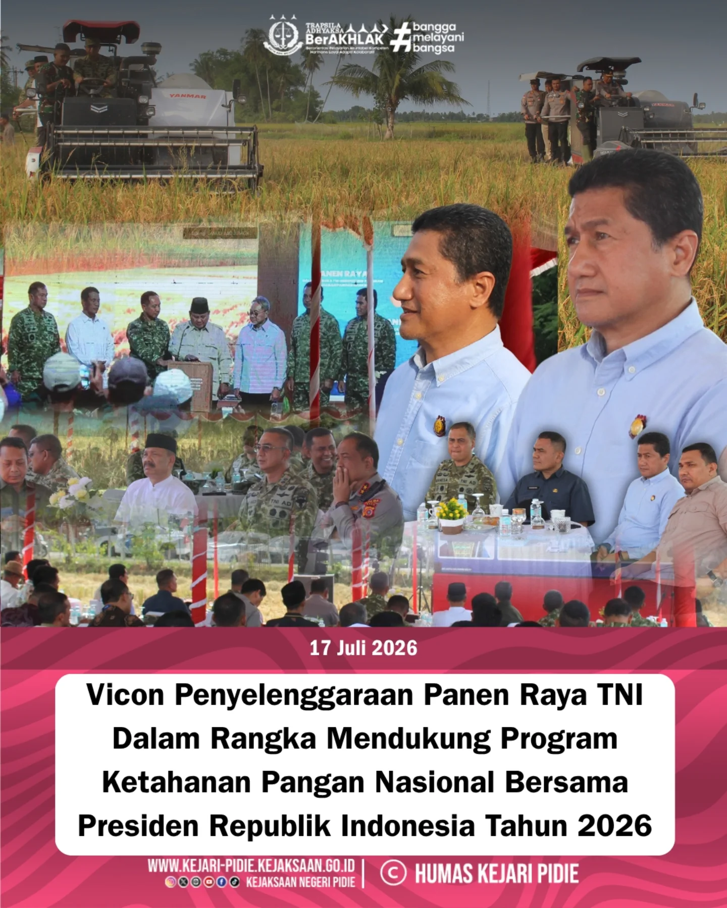 Kajari Pidie Hadiri Vicon Penyelenggaraan Panen Raya TNI 1 SnapInsta.to 747744266 18212468452344261 1225316831566033185 n